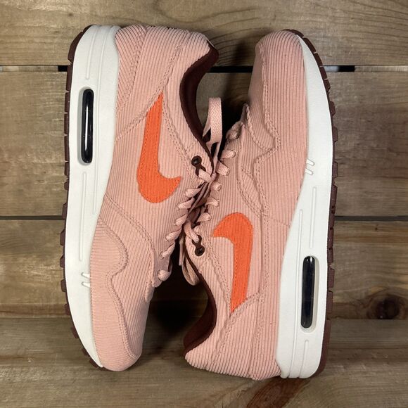 NEW Mens Size 10 - Nike Air Max 1 PRM “Coral Stardust Corduroy” Shoes FB8915-600 main image 5